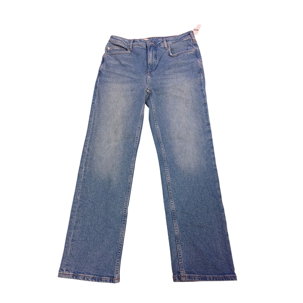 Anthropologie Pilcro High Rise Straight Leg Jeans Medium Wash Size 29 NWT